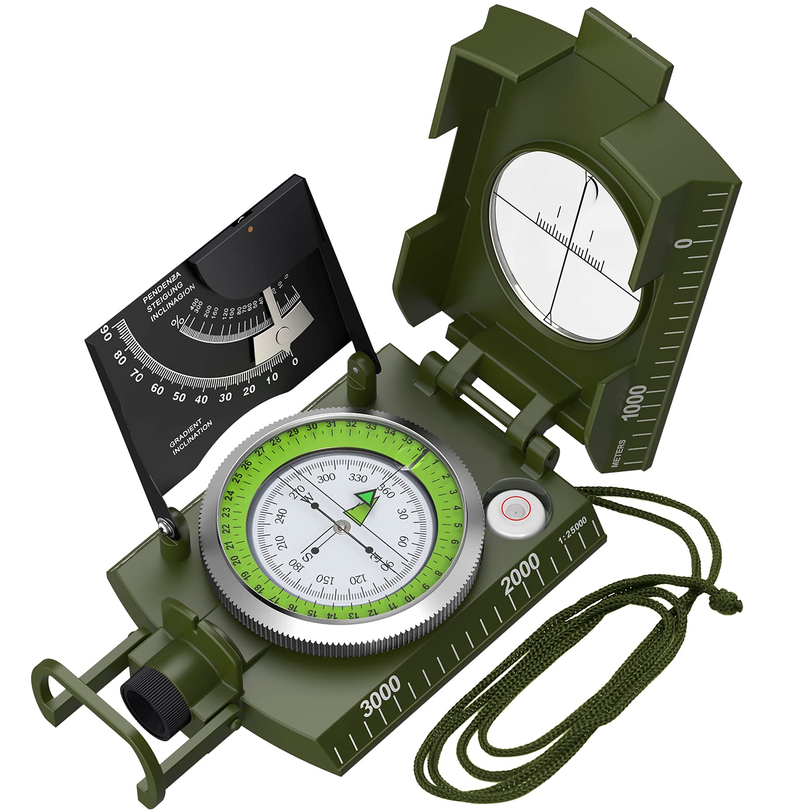 Proster Tactical Compass (Model TOPTL460)
