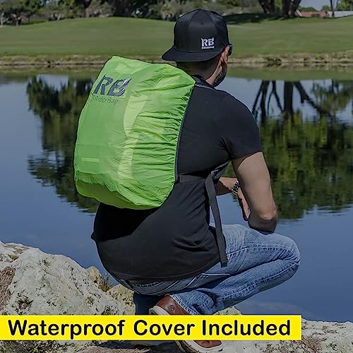 Riderbag Reflektor35 – Reflective Safety Backpack (Black, 35L)