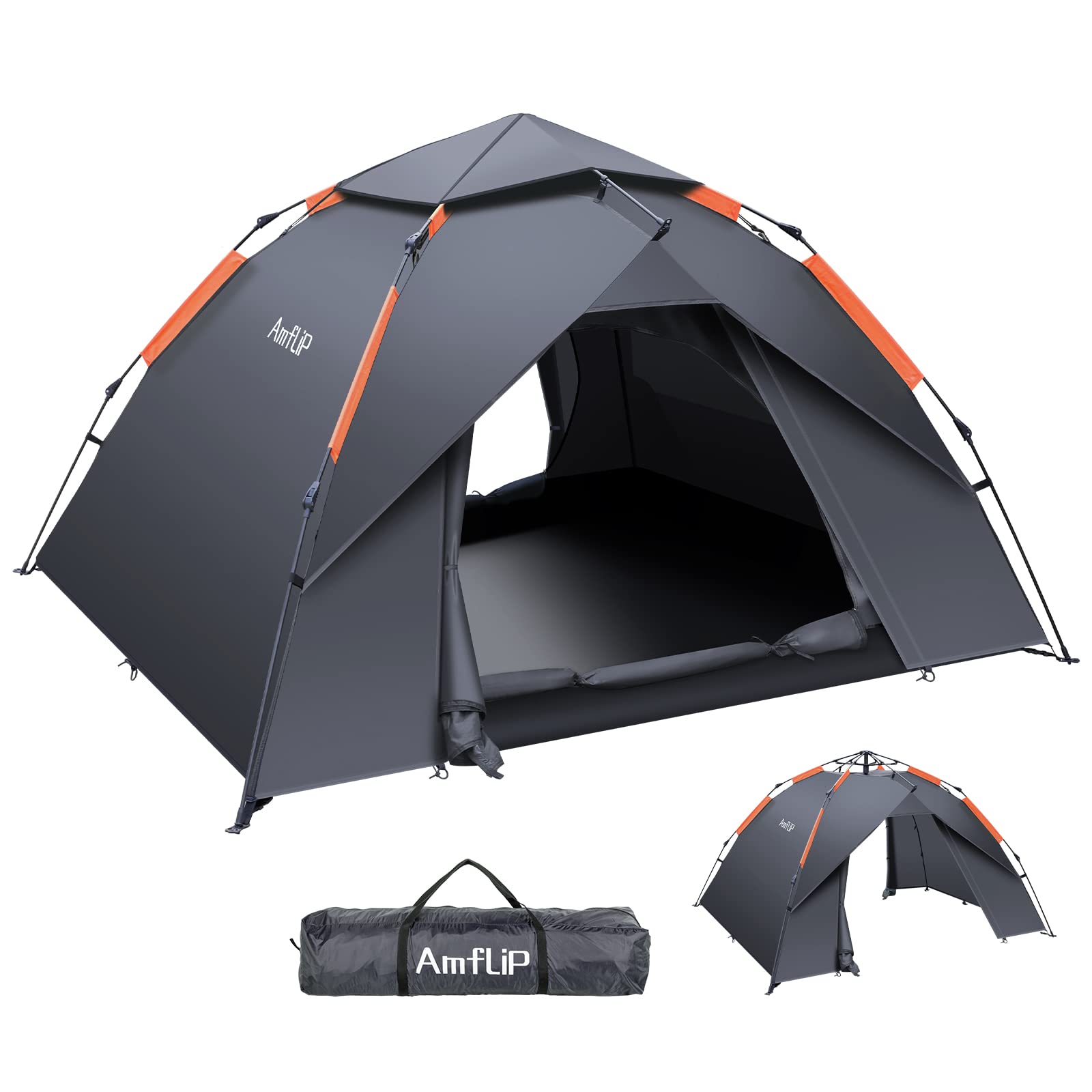Amflip Pop-Up Camping Tent – Grey