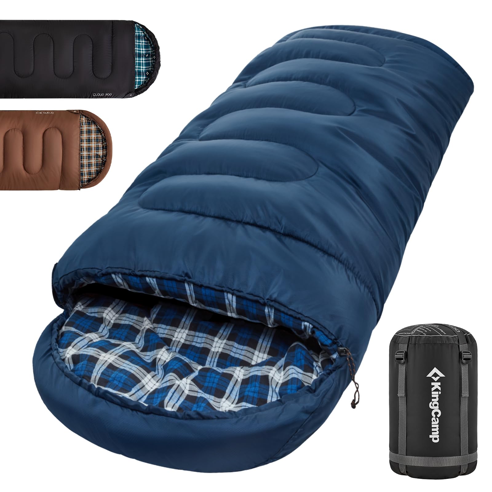 KingCamp Everyday 4-Season Sleeping Bag – Blue
