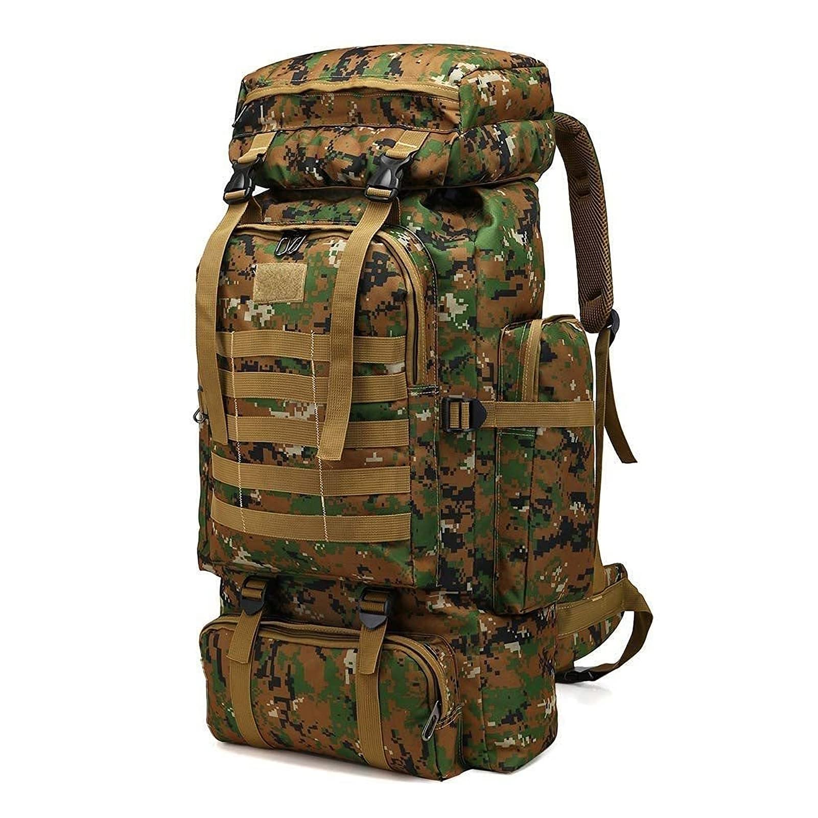 Kabxhueo 80L Military Hiking Backpack – Jungle Camouflage